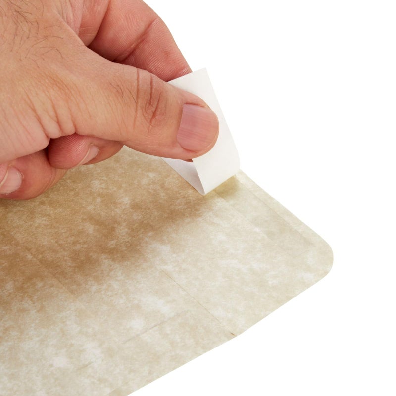 Sustainable Greetings 50-Pack #10 Parchment Paper Business Mailers - 4 1/8 x 9 1/2 In, Ivory 90 GSM - Peel & Seal Adhesive Strip Closure for Letters & Invitations - Image 5